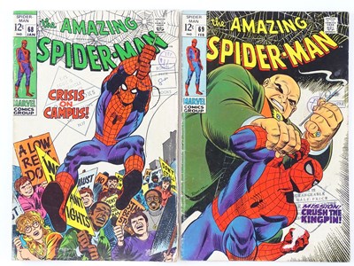 Lot 113 - AMAZING SPIDER-MAN #68 & 69 - (2 in Lot) -...