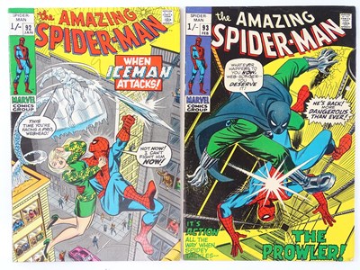 Lot 126 - AMAZING SPIDER-MAN #92 & 93 - (2 in Lot) -...