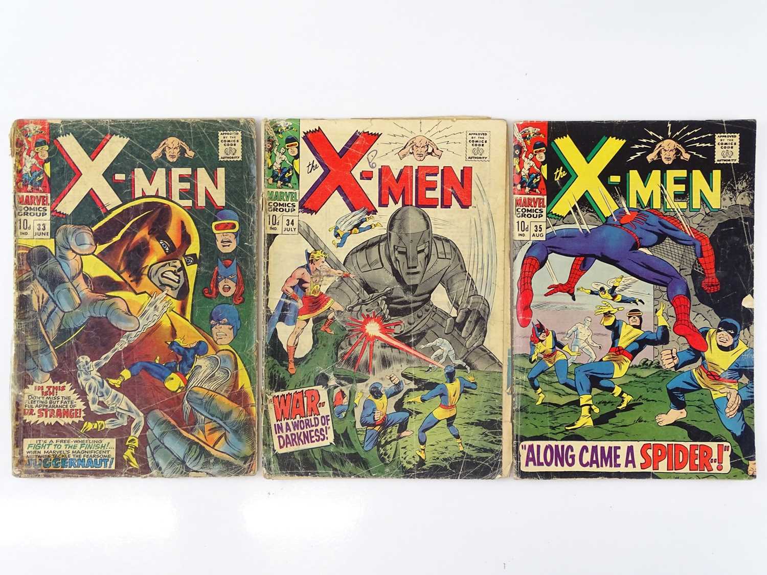 Lot 156 Uncanny X Men 33 34 35 3 In Lot Lot 156 Uncanny X Men 33 34 35 3 In Lot