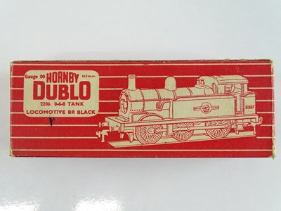 Lot 442 - A HORNBY DUBLO 2206 2-rail Class R1 steam tank...