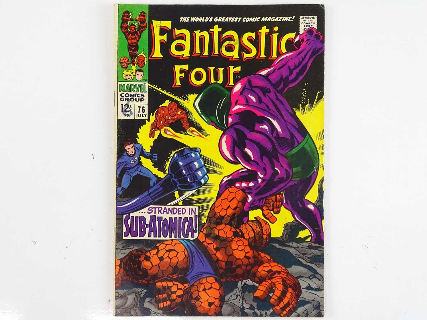 Lot 175 - FANTASTIC FOUR #76 - (1968 - MARVEL - UK Cover...