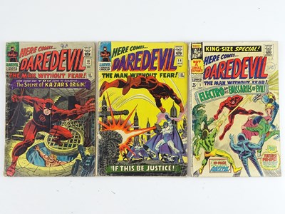 Lot 256 - DAREDEVIL #13, 14 & KING-SIZE SPECIAL ANNUAL...