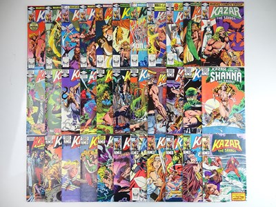 Lot 277 - KA-ZAR: THE SAVAGE #1, 2, 3, 4, 5, 6, 7, 8, 9,...