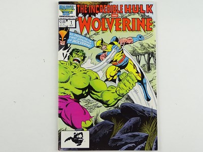 Lot 285 - INCREDIBLE HULK AND WOLVERINE #1 - (1986 -...