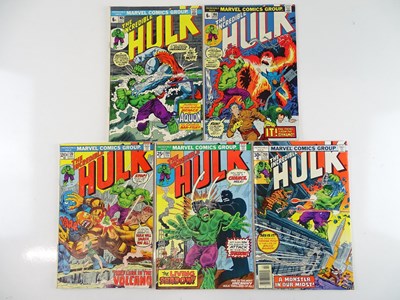 Lot 320 - INCREDIBLE HULK #165, 166, 170, 184, 208 - (5...