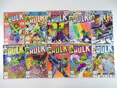 Lot 323 - INCREDIBLE HULK #264, 265, 266, 267, 268, 273,...