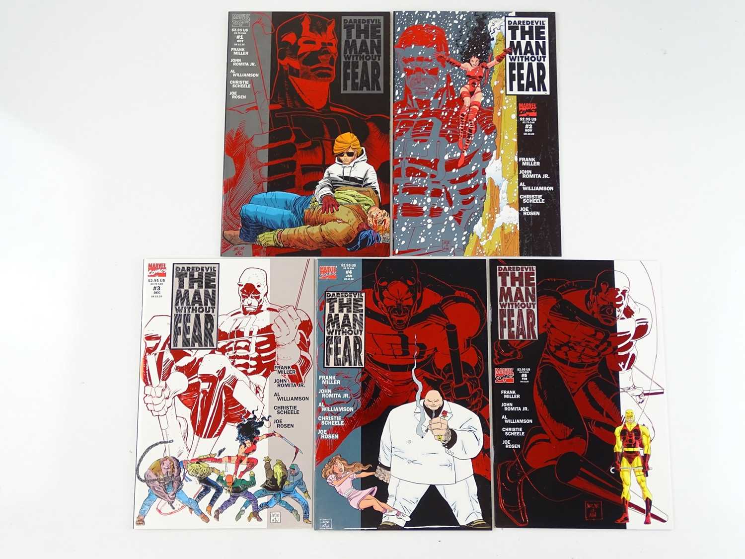Lot 358 - DAREDEVIL: THE MAN WITHOUT FEAR #1, 2, 3, 4, 5...