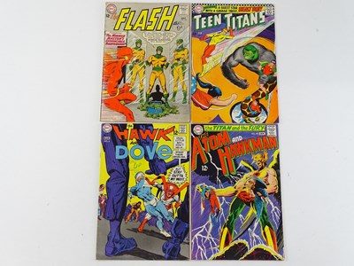 Lot 395 - FLASH + TEEN TITANS + HAWK & DOVE + ATOM &...