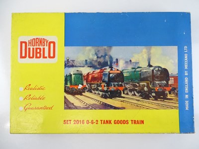 Lot 470 - A HORNBY DUBLO 2016 2-rail 0-6-2 Tank Goods...