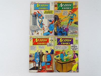 Lot 451 - ACTION COMICS: SUPERMAN #265, 291, 301, 302 -...