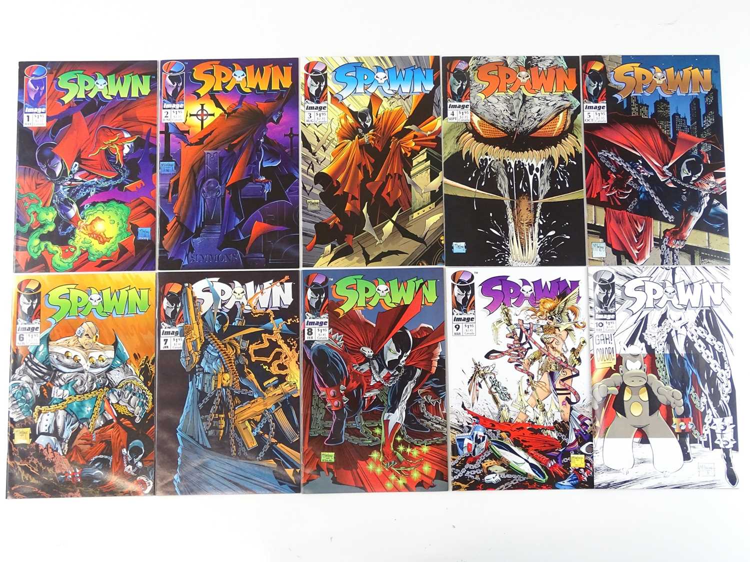 Lot 482 - SPAWN #1, 2, 3, 4, 5, 6, 7, 8, 9, 10 - (10 in...