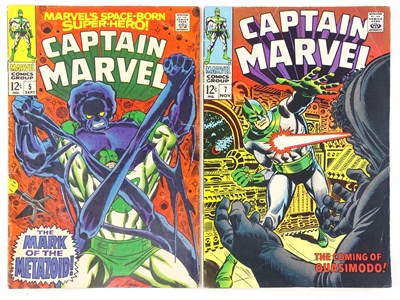 Lot 545 - CAPTAIN MARVEL #5 & 7 - (2 in Lot) - (1968 -...