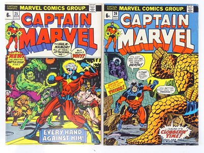 Lot 547 - CAPTAIN MARVEL #25 & 26 - (2 in Lot) - (1973 -...