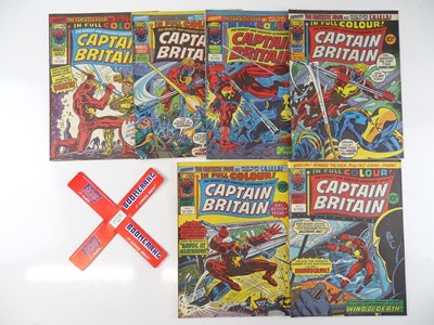 Lot 558 - CAPTAIN BRITAIN #2, 3, 4, 5, 6, 7 - (6 in Lot)...