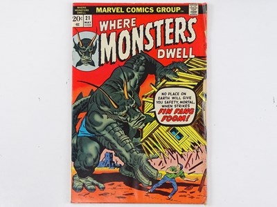 Lot 584 - WHERE MONSTERS DWELL #21 - (1965 - MARVEL) -...