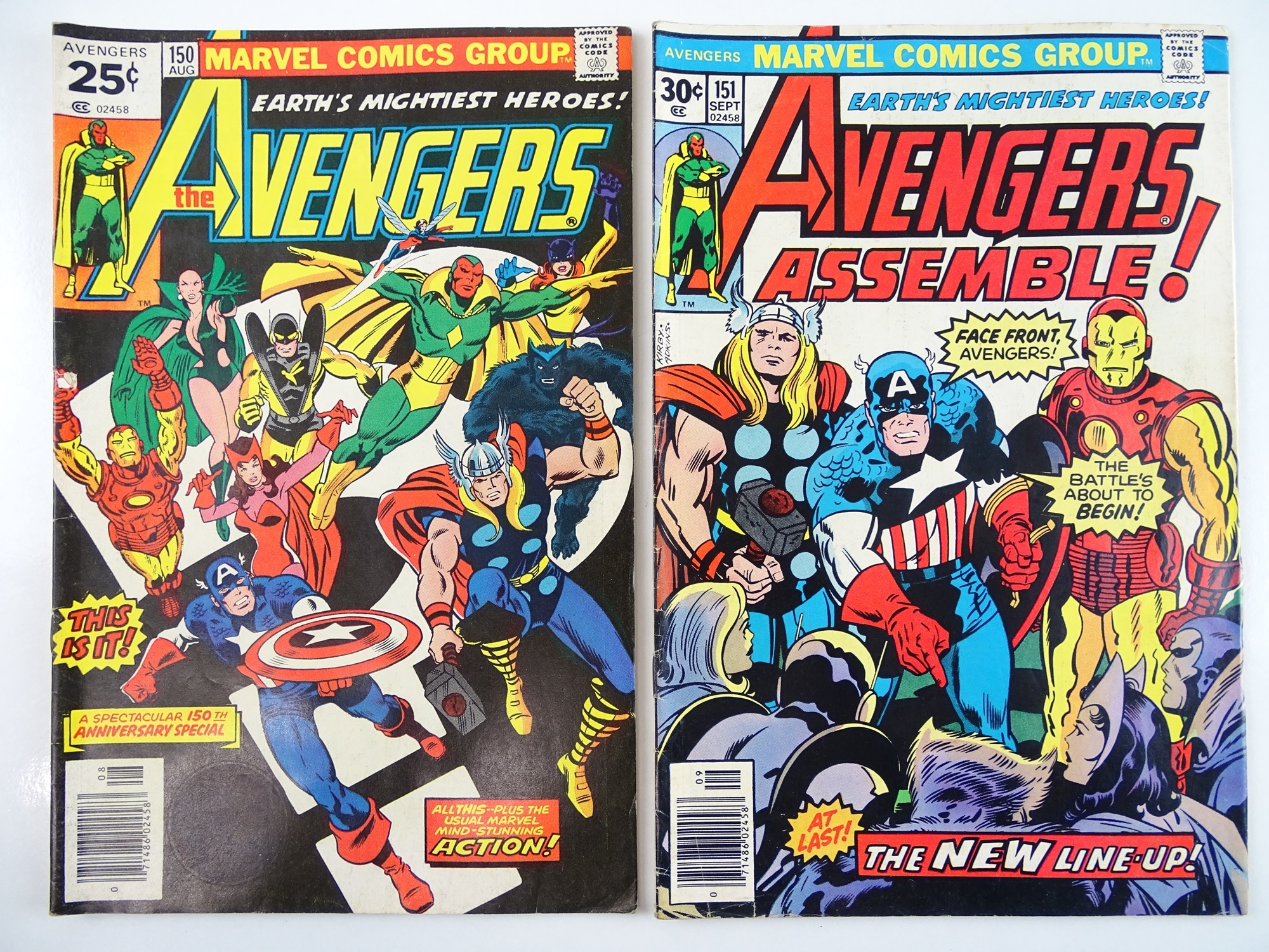 Lot 84 Avengers 150 151 2 In Lot 1976 Lot 84 Avengers 150 151 2 In Lot 1976