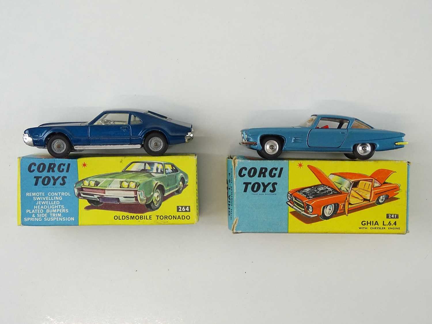 Lot 109 - A pair of CORGI Toys cars comprising: a 241...