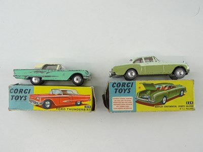 Lot 110 - A pair of CORGI Toys comprising: a 214 Ford...