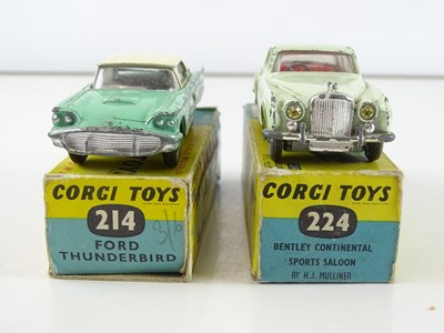 Lot 110 - A pair of CORGI Toys comprising: a 214 Ford...