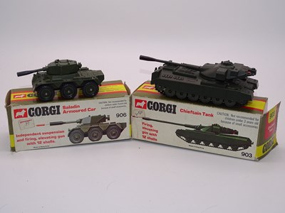 Lot 111 - A pair of CORGI Toys military vehicles...