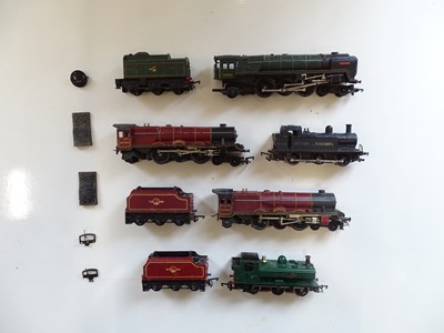 Lot 497 - A group of unboxed steam locomotives by...