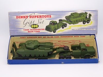 Lot 122 - A DINKY Supertoys 698 - Tank Transporter and...