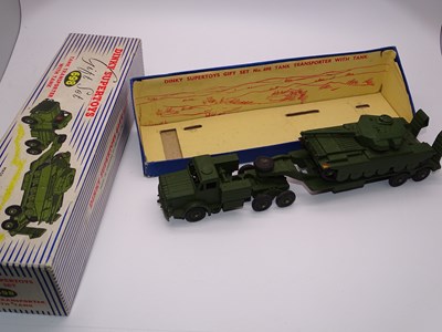 Lot 122 - A DINKY Supertoys 698 - Tank Transporter and...