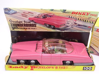Lot 135 - A DINKY Toys 100 Lady Penelope's FAB1 - G/VG...