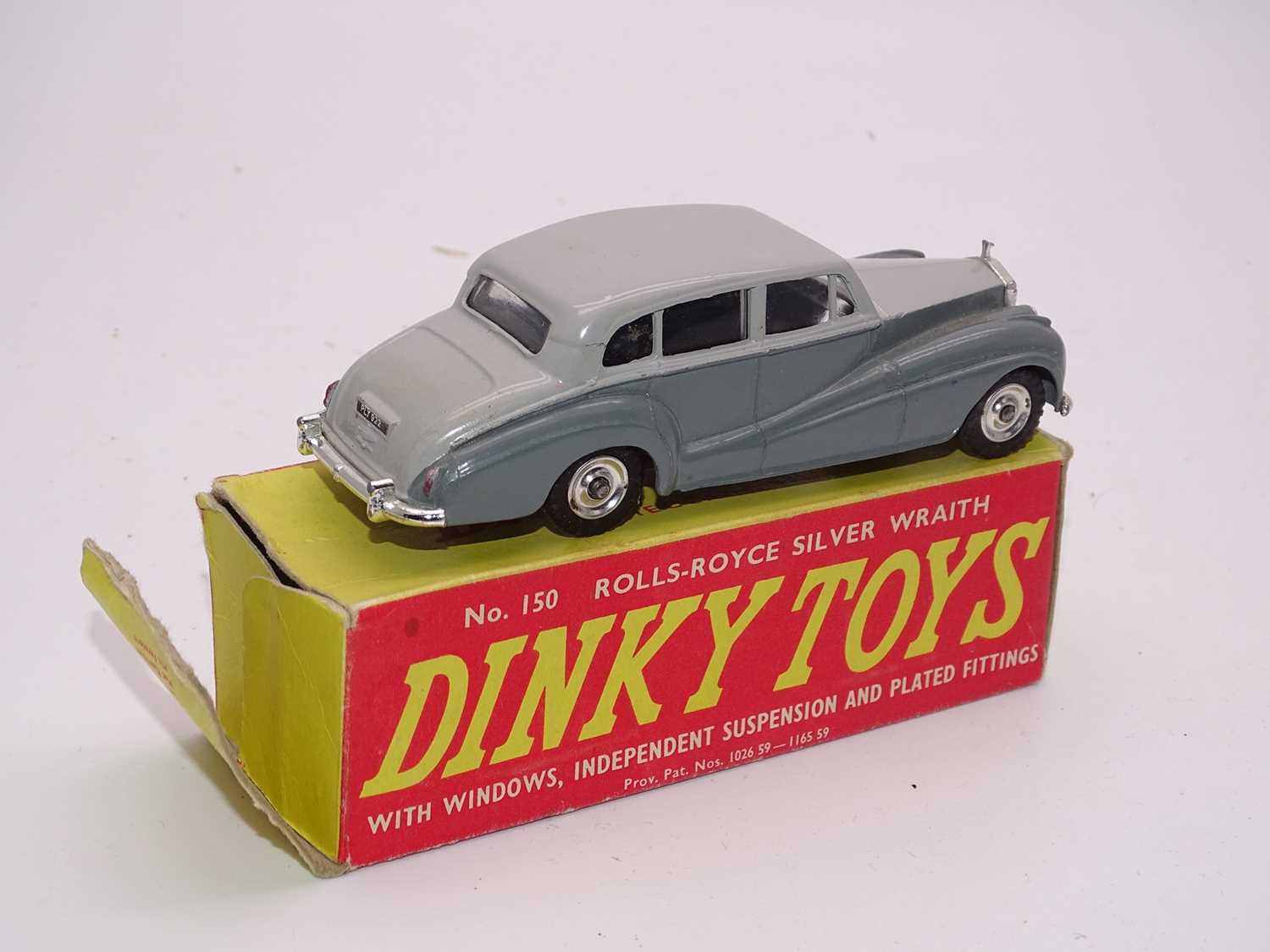 Lot 140 - A DINKY Toys 150 Rolls Royce Silver Wraith