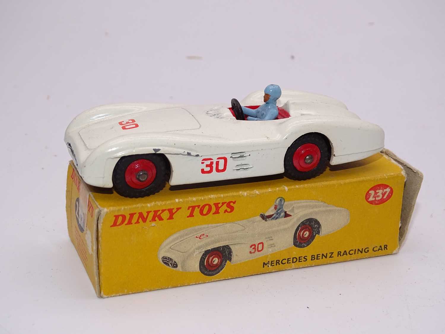 Lot 144 - A DINKY Toys 237 Mercedes Benz Racing Car - G...