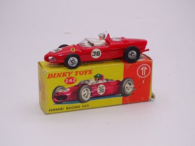 Lot 145 - A DINKY Toys 242 Ferrari Racing Car - VG in...