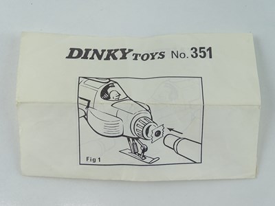 Lot 152 - A DINKY Toys 351 UFO Interceptor in original...
