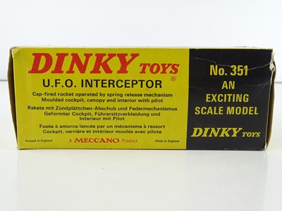 Lot 152 - A DINKY Toys 351 UFO Interceptor in original...