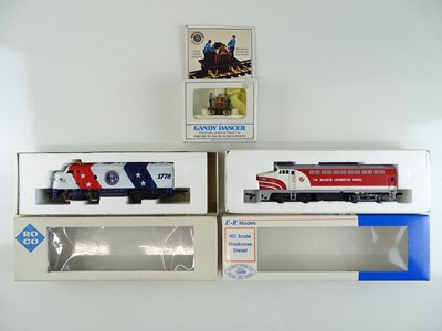 Lot 50 - A pair of American Outline diesel locomotives...