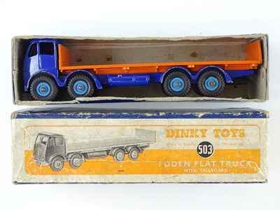 Lot 156 - A DINKY Toys 503 Foden Flat Truck with...