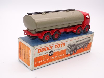 Lot 157 - A DINKY Toys 504 Foden 14-Ton Tanker - Second...