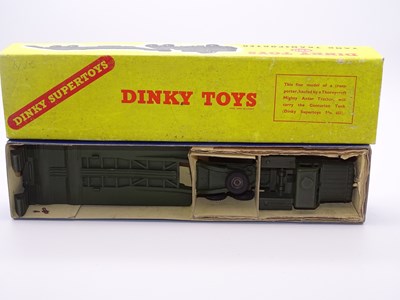 Lot 165 - A DINKY Toys 660 - Tank Transporter - Second...