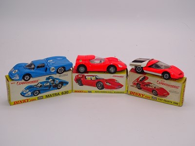 Lot 182 - A group of later DINKY Toys 'Speedwheels'...