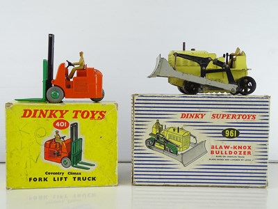 Lot 193 - A pair of DINKY Toys/Supertoys comprising: A...