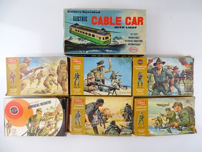 Lot 198 - A group of AIRFIX 1:32 scale military figure...