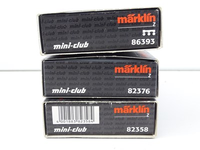 Lot 242 - A group of MARKLIN Z Gauge Dutch and German...