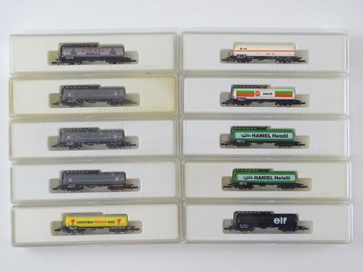 Lot 243 - A group of MARKLIN Z Gauge European Outline...