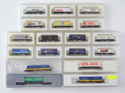 Lot 244 - A group of MARKLIN Z Gauge European Outline...