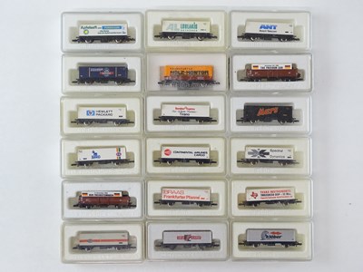 Lot 245 - A group of MARKLIN Z Gauge European Outline...