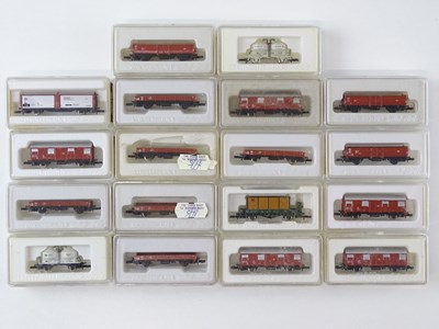 Lot 246 - A group of MARKLIN Z Gauge European Outline...