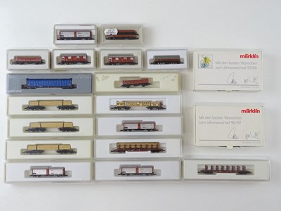 Lot 247 - A group of MARKLIN Z Gauge European Outline...