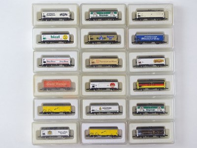 Lot 248 - A group of MARKLIN Z Gauge European Outline...