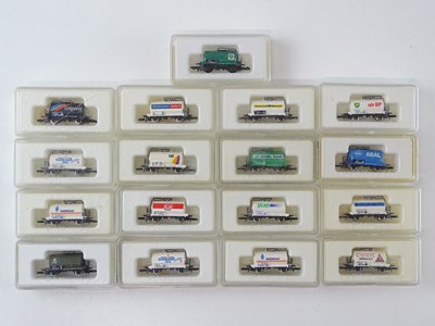 Lot 250 - A group of MARKLIN Z Gauge European Outline...