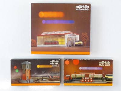 Lot 252 - A group of MARKLIN Z Gauge German Outline...