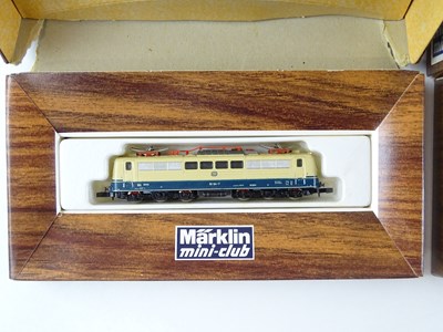 Lot 253 - A group of MARKLIN Z Gauge German Outline...